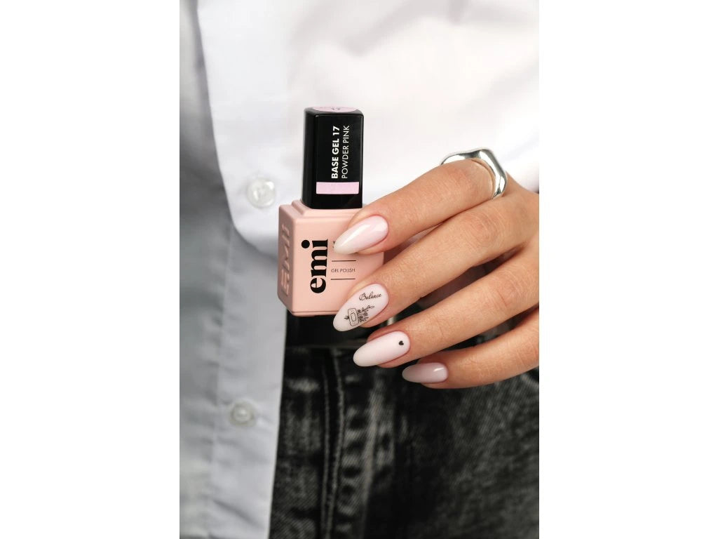 E.MiLac Base Gel Powder Pink #17, 9 ml.