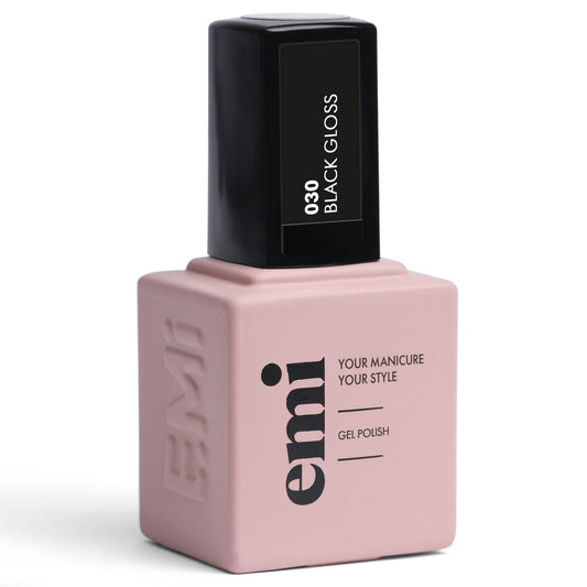 E.MiLac Black Gloss #030, 9 ml.