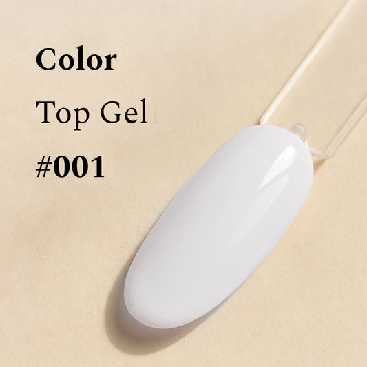 Color Top Gel #001 Misty White, 12 ml.