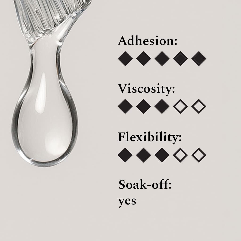 Fiber Base Gel Transparent Glass #01, 12 ml.