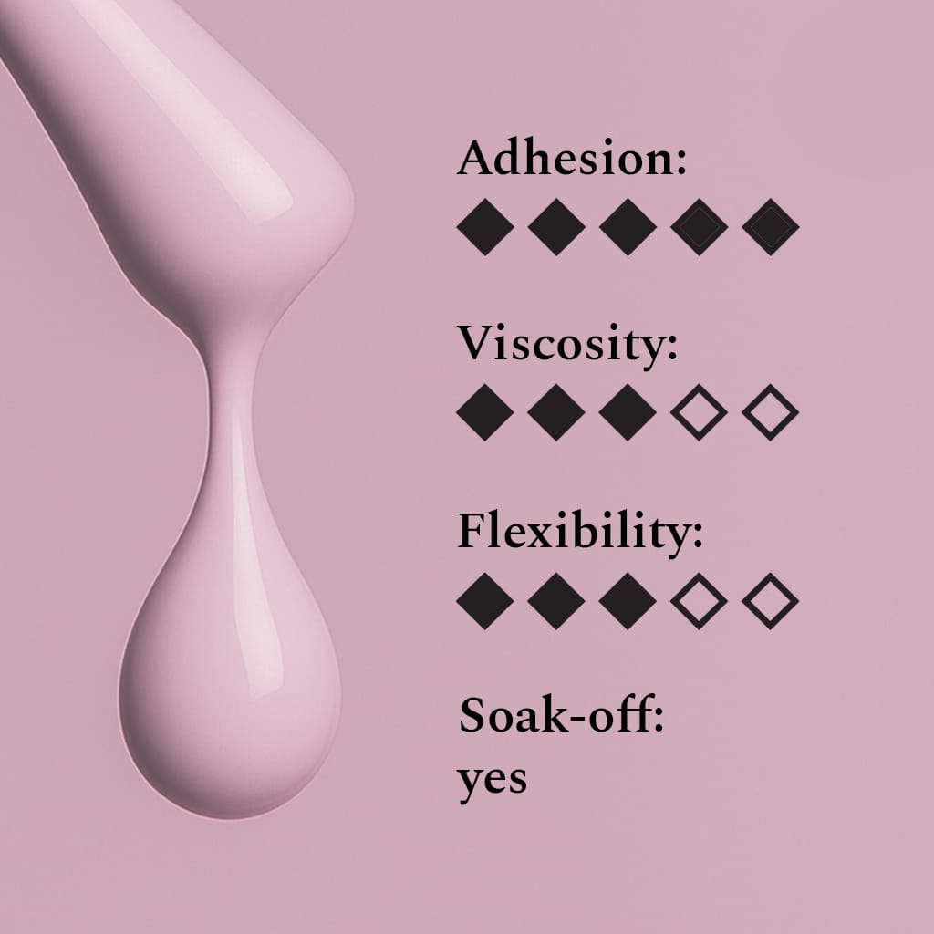 Fiber Base Gel Frozen Pink #02, 12 ml.