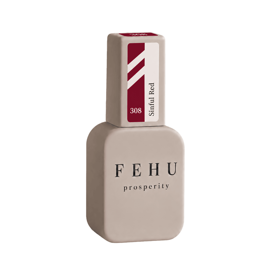Gel Polish #308 Sinful Red, 12 ml.