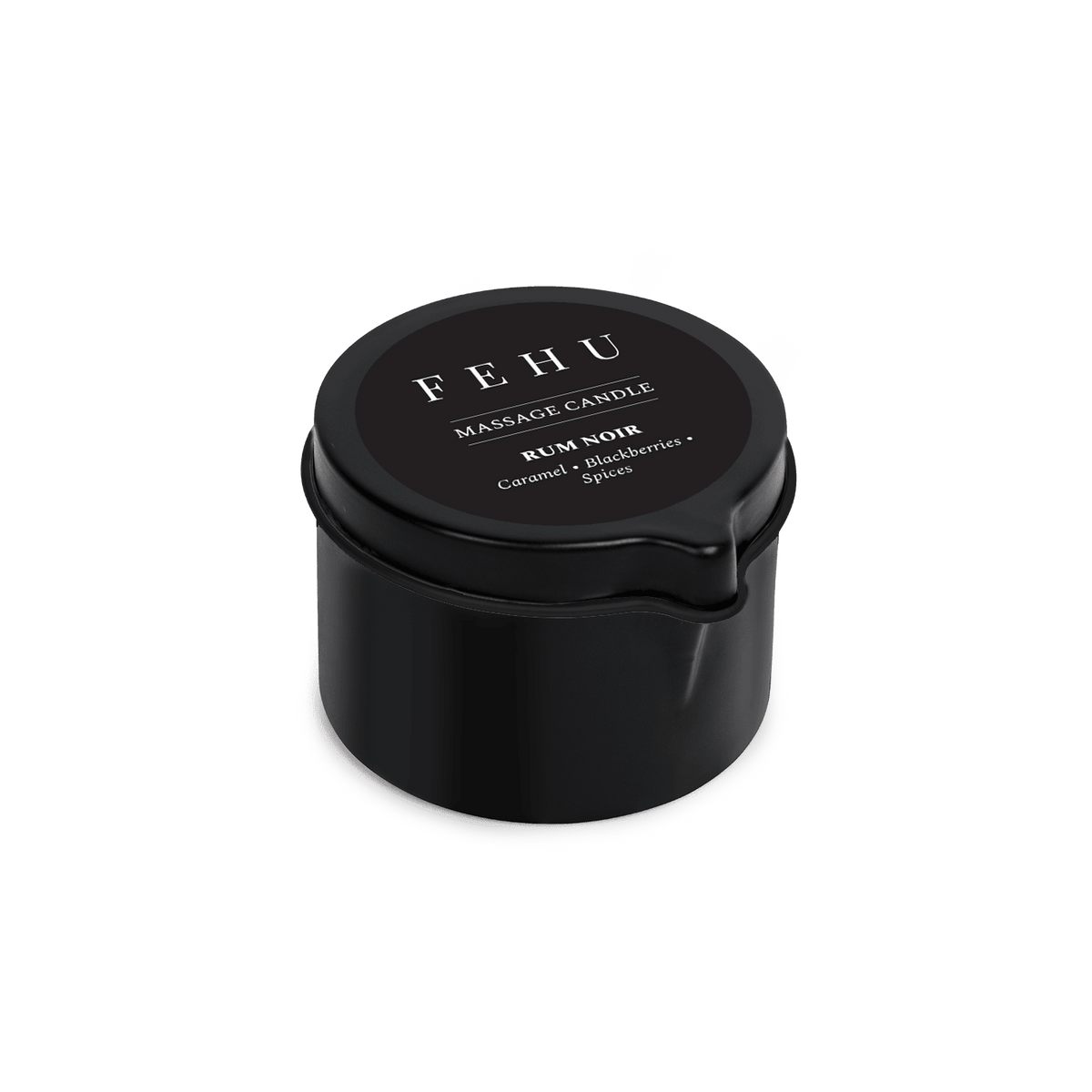 Massage Candle Rum Noir, 30 g.