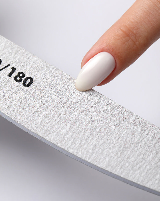 Nail File Zebra Oval 100/180