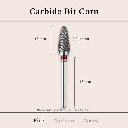 Carbide Bit Corn Fine 6 mm