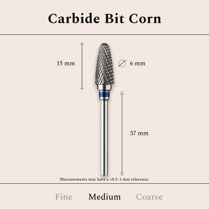 Carbide Bit Corn Medium, 6 mm