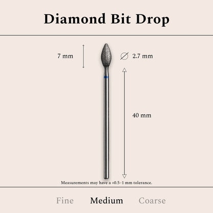 Diamond Bit Drop Medium 2,7 mm