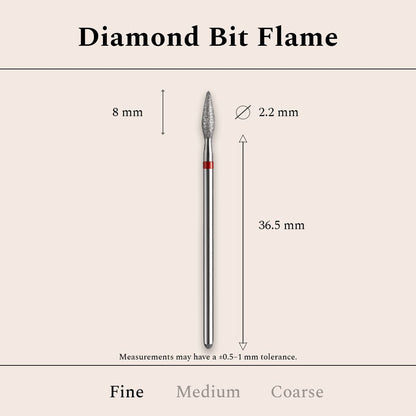 Diamond Bit Flame Fine 2,2 mm