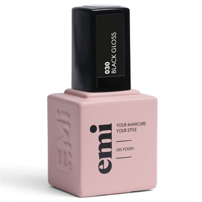 E.MiLac Black Gloss #030, 9 ml.