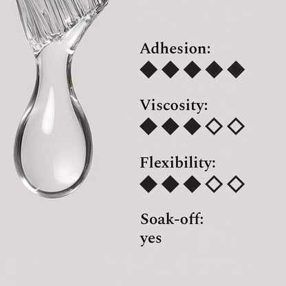 Fiber Base Gel Transparent Glass #01, 12 ml.