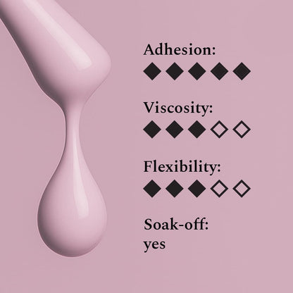 Fiber Base Gel Frozen Pink #02, 12 ml.