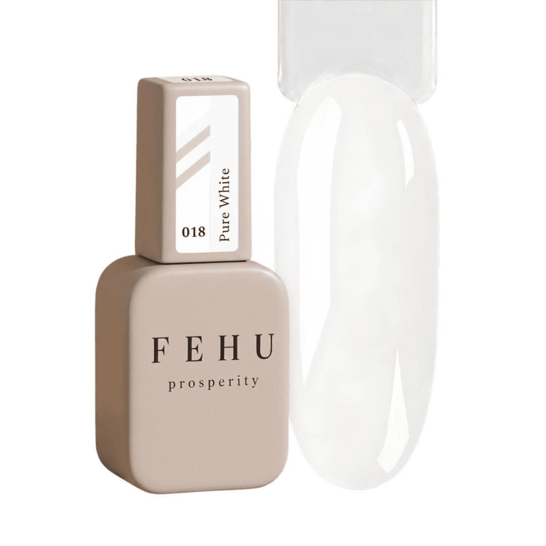 Gel Polish #018 Pure White, 12 ml.