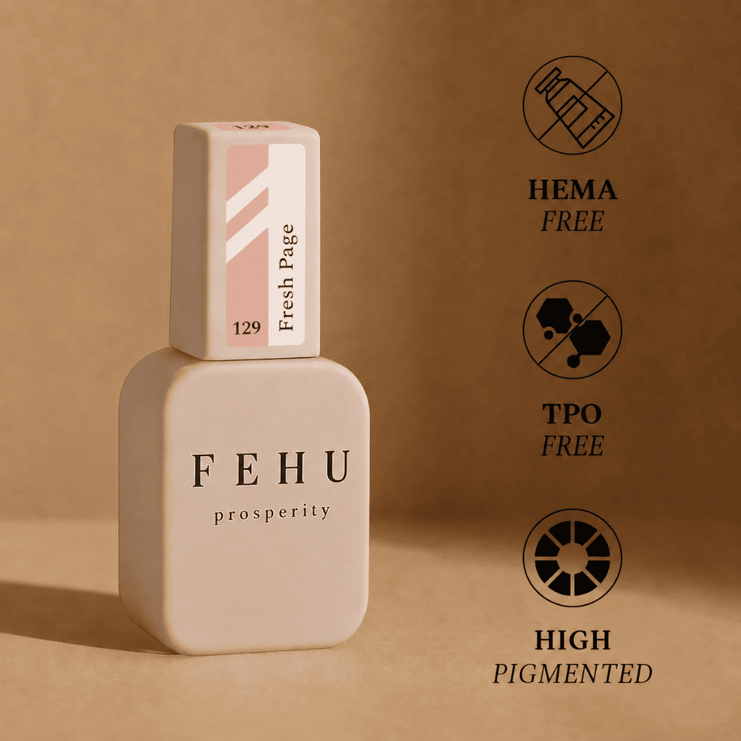 Gel Polish #129 Fresh Page, 12 ml.