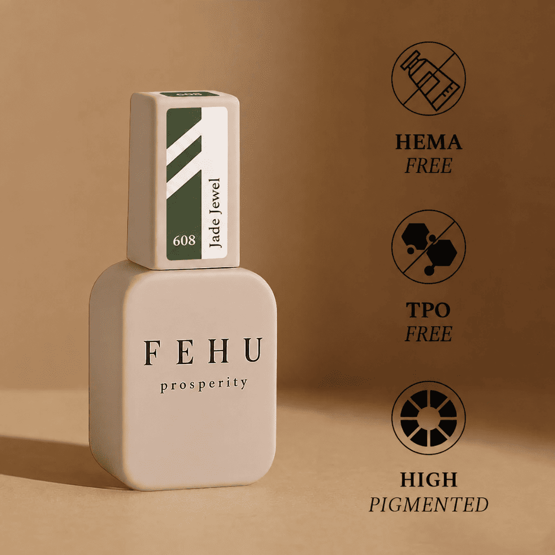 Gel Polish #608 Jade Jewel, 12 ml.