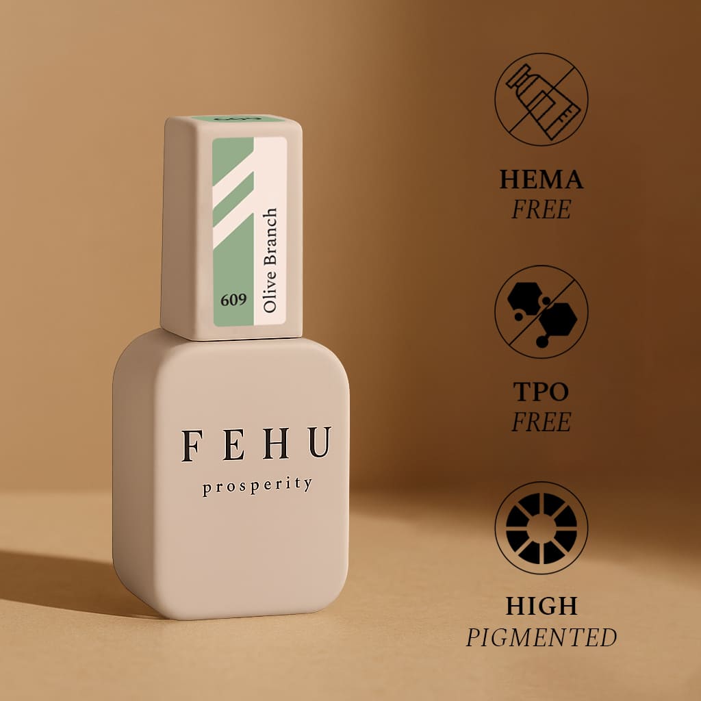 Gel Polish #609 Olive Branch, 12 ml.