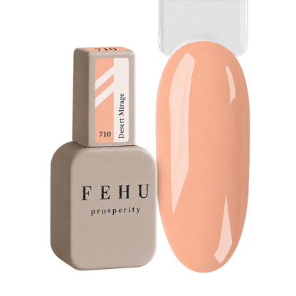Gel Polish #710 Apricot Kiss, 12 ml.
