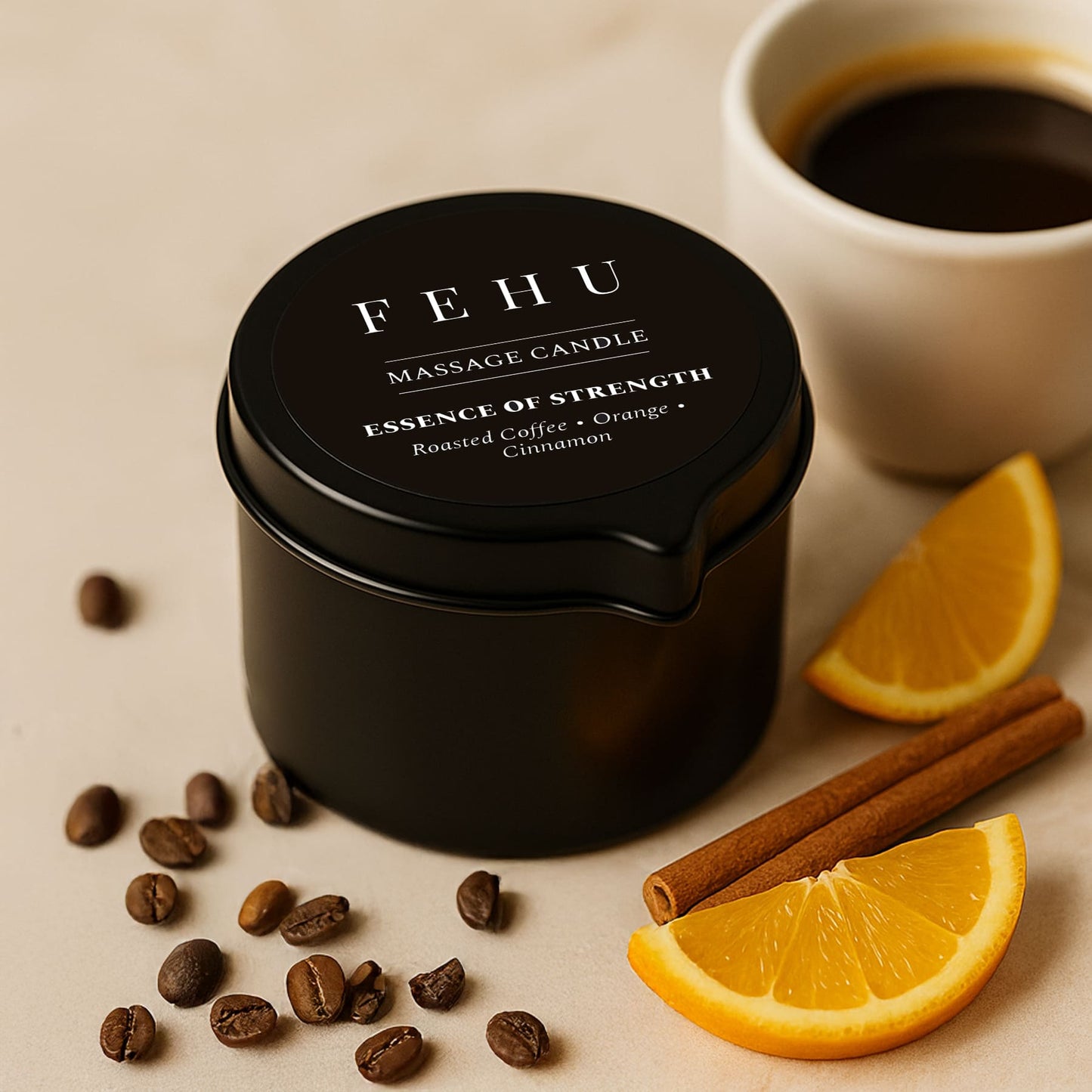 Massage Candle Essence of Strength, 30 g.