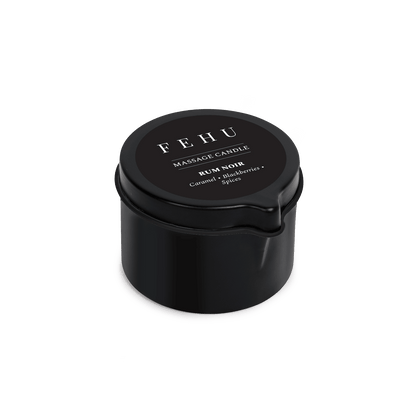Massage Candle Rum Noir, 30 g.
