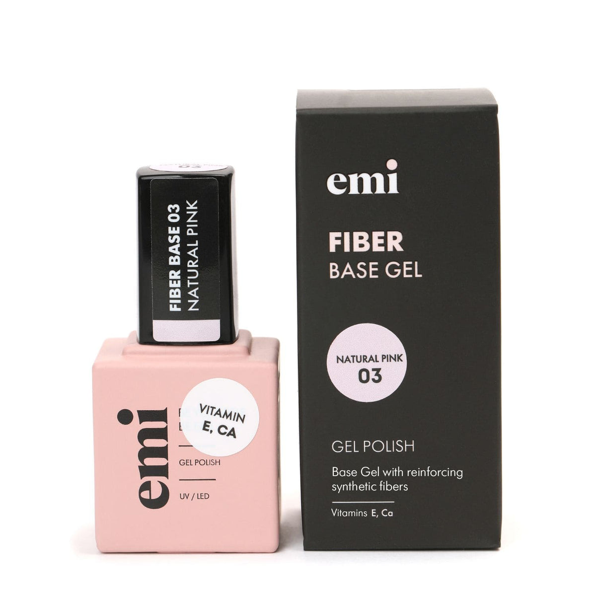 Fiber Base Gel #3 Natural Pink, 15 ml.