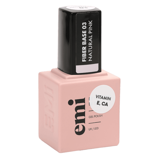 Fiber Base Gel #3 Natural Pink, 15 ml.