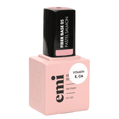 Fiber Base Gel Pastel Salmon #5, 15 ml.