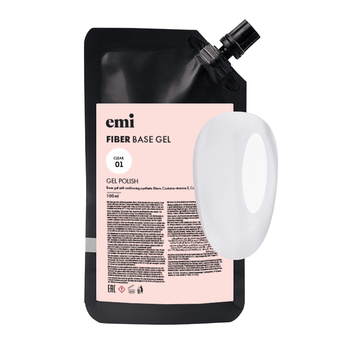 Fiber Base Gel #1 Clear 100 ml.