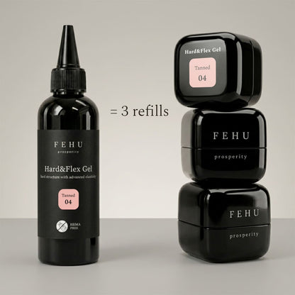 Hard & Flex Gel #04 Tanned, 100 g.