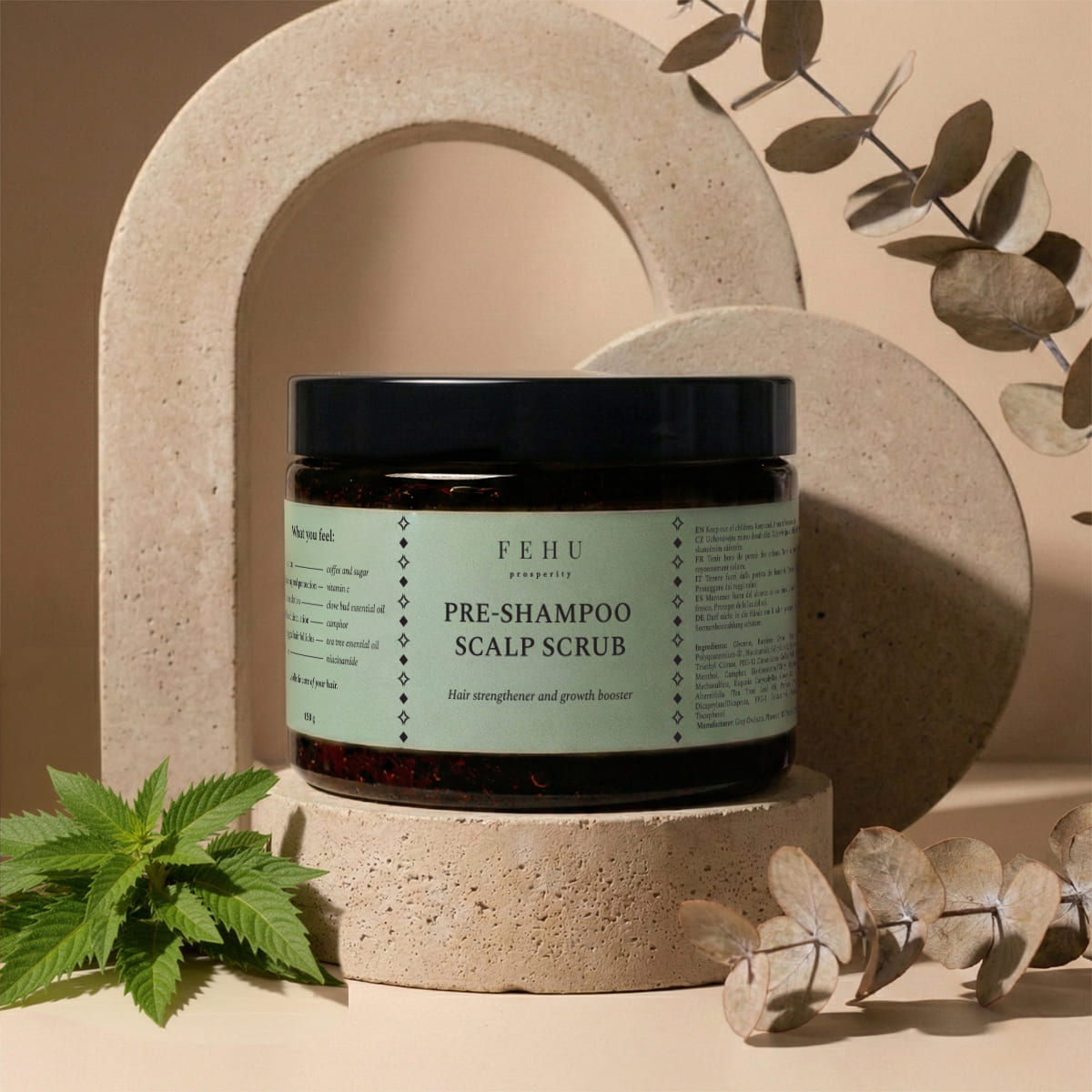Pre-Shampoo Scalp Scrub, 150 g.