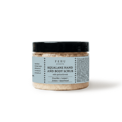 Squalane Hand and Body Scrub, 150 g.