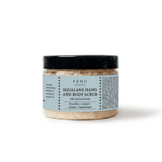Squalane Hand and Body Scrub, 150 g.
