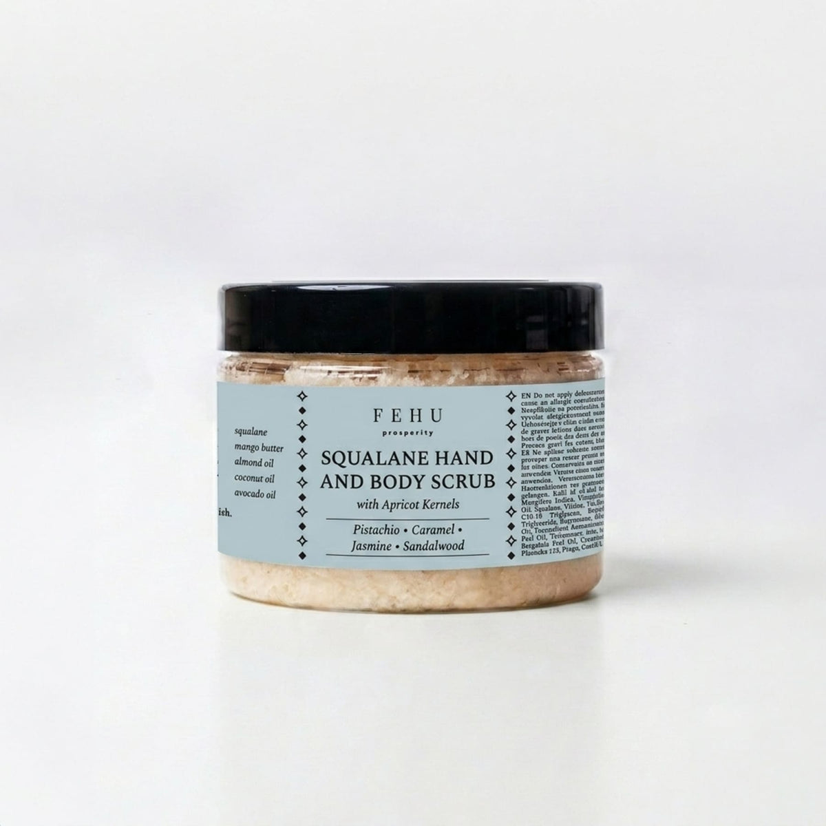 Squalane Hand and Body Scrub, 150 g.