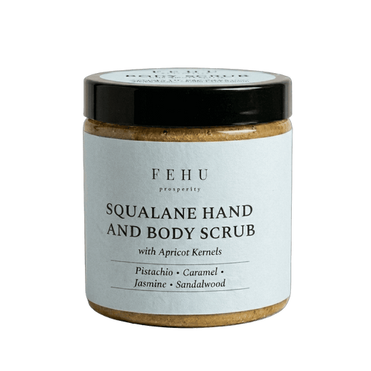 Squalane Hand and Body Scrub, 400 g.
